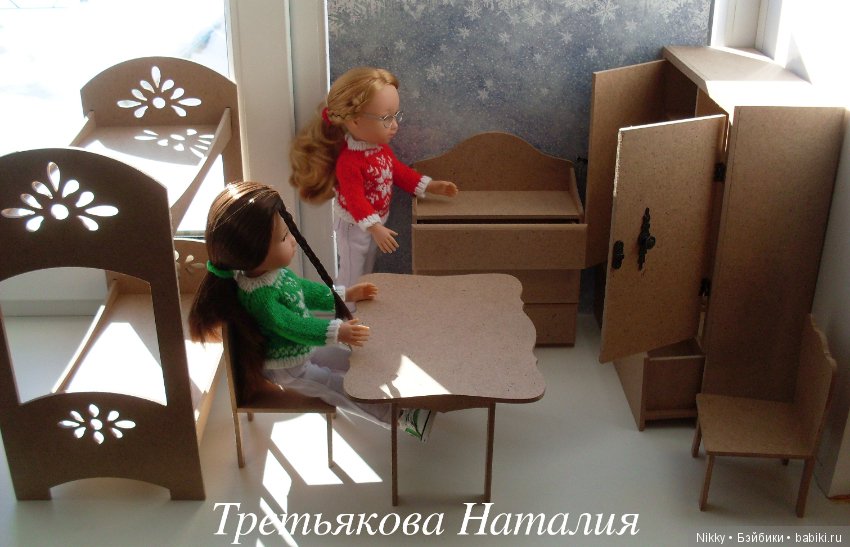 Большой хваст мебелью для кукол (фото 5)