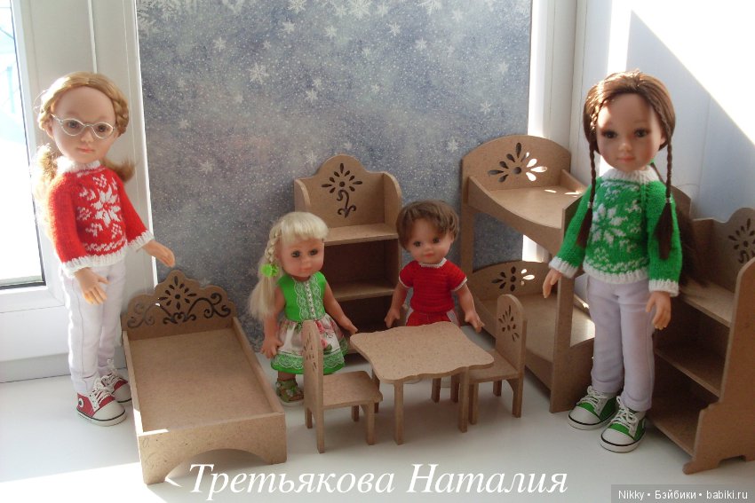 Большой хваст мебелью для кукол (фото 8)