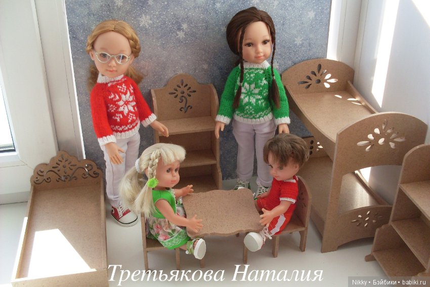 Большой хваст мебелью для кукол (фото 10)