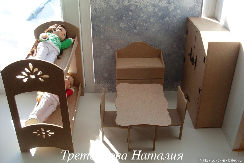 Большой хваст мебелью для кукол (фото 6)