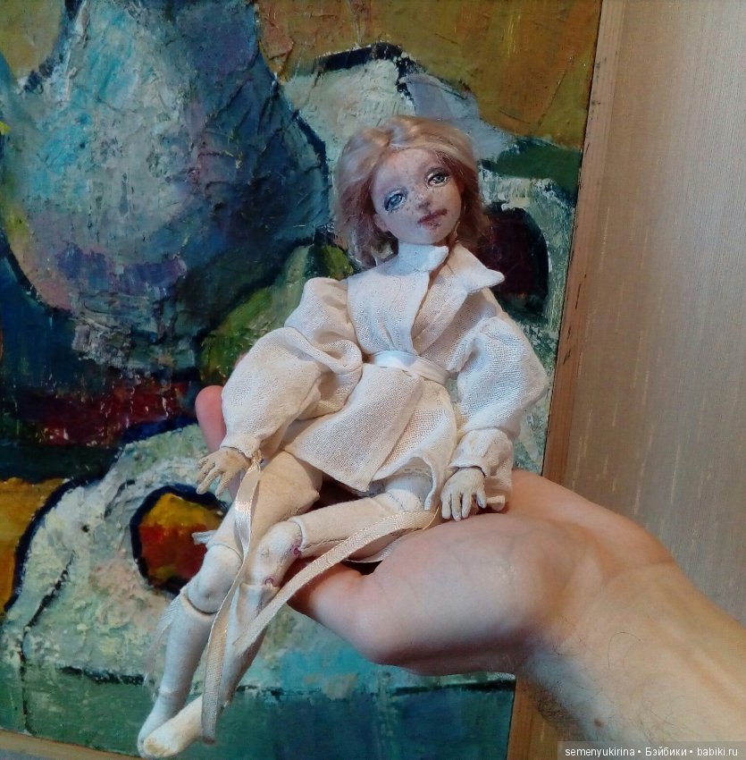 Продолжение предыдущей темы. Текстильные шарнирные куклы
