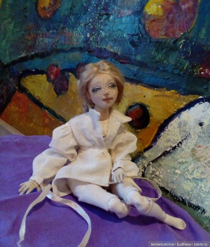 Продолжение предыдущей темы. Текстильные шарнирные куклы (фото 4)