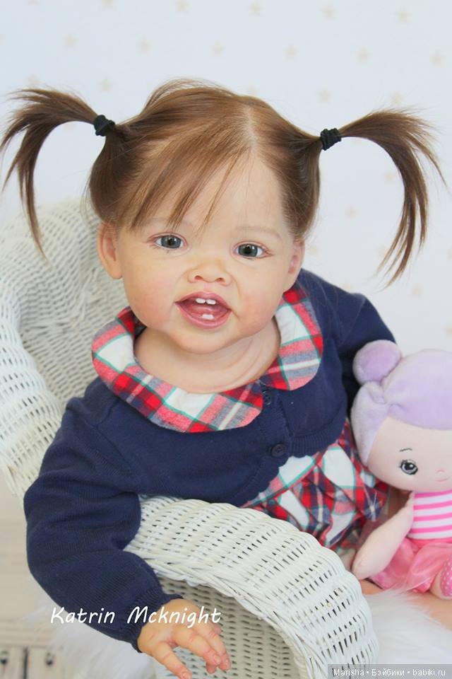 Тоддлер Adele скульптора Ping Lau, автор прототипа куклы реборн Katrin McKnight (фото 10)