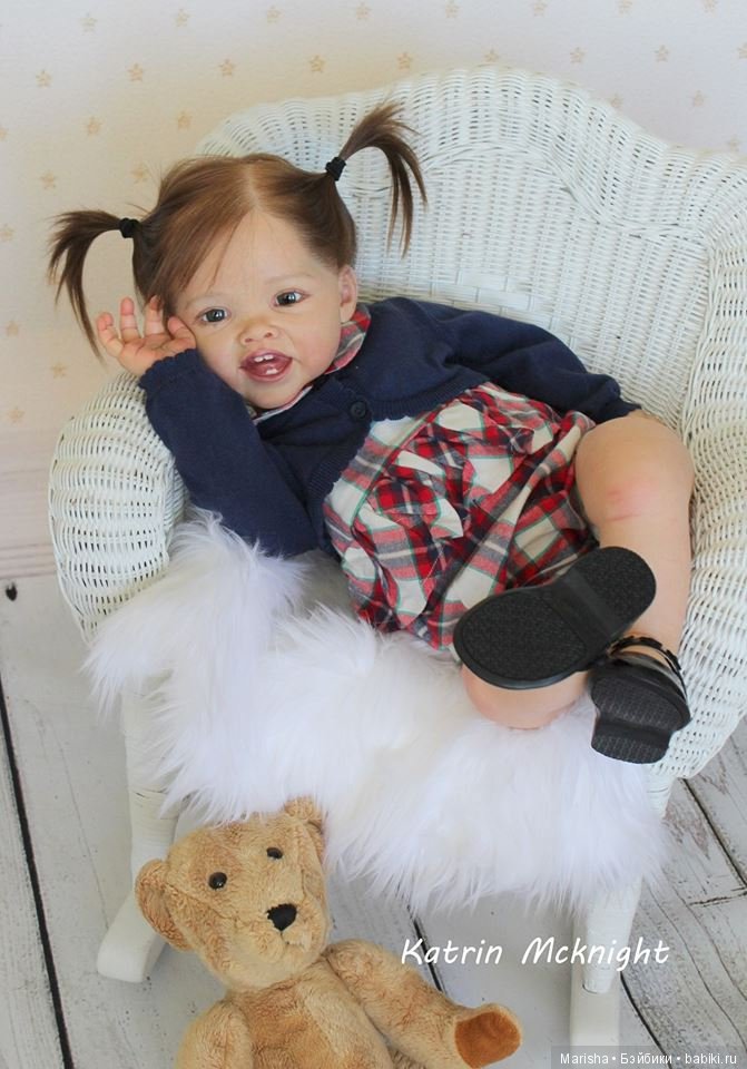 Тоддлер Adele скульптора Ping Lau, автор прототипа куклы реборн Katrin McKnight (фото 8)