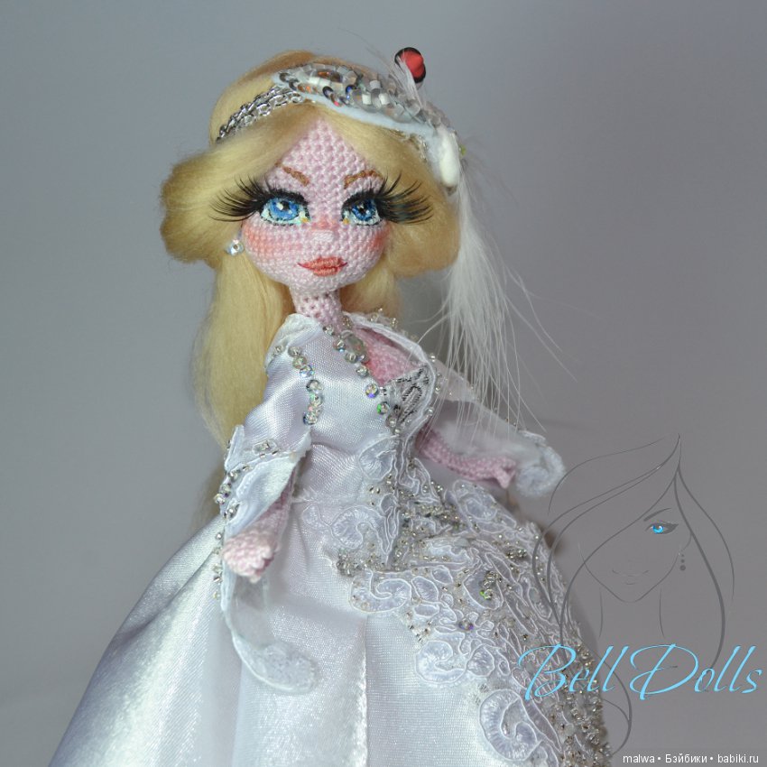 Царевна Лебедь — Вязаные игрушки и амигуруми: крючком (фото 9)