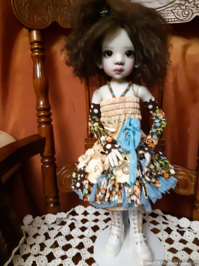 Наша Талисочка - Эльф от Kaye Wiggs примеряет парички (фото 9)