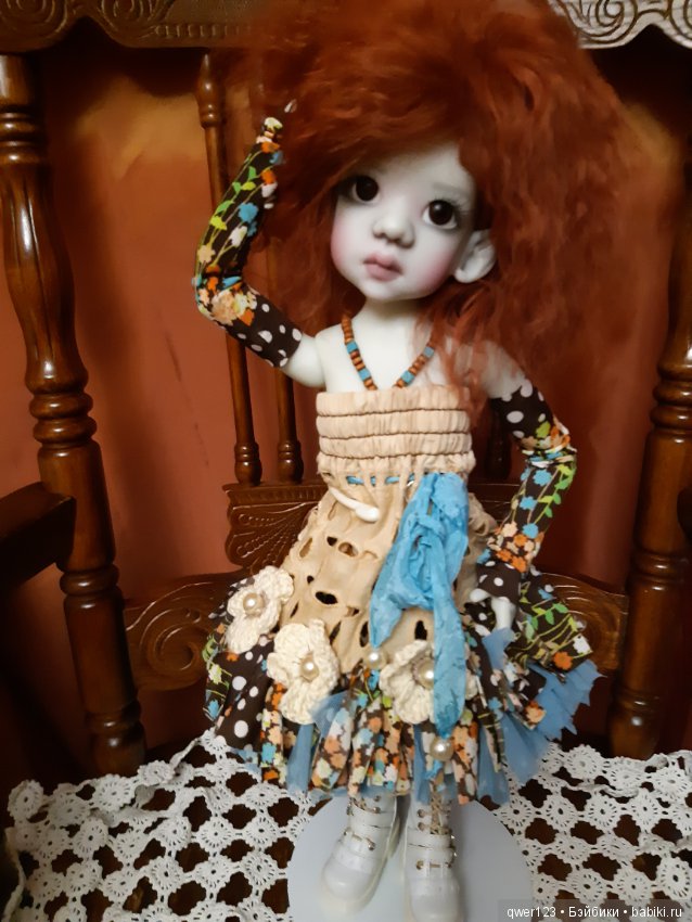 Наша Талисочка - Эльф от Kaye Wiggs примеряет парички (фото 7)