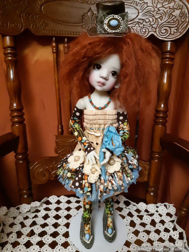 Наша Талисочка - Эльф от Kaye Wiggs примеряет парички