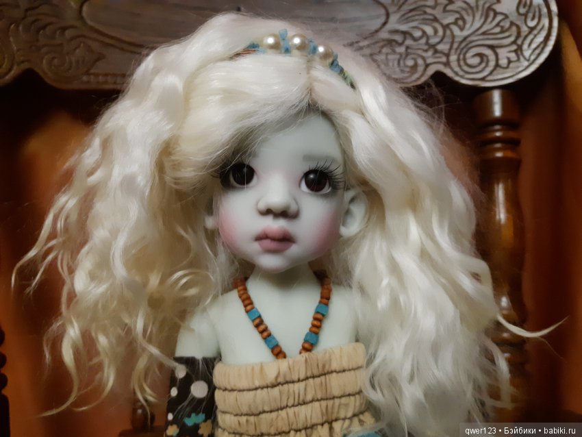 Наша Талисочка - Эльф от Kaye Wiggs примеряет парички (фото 2)