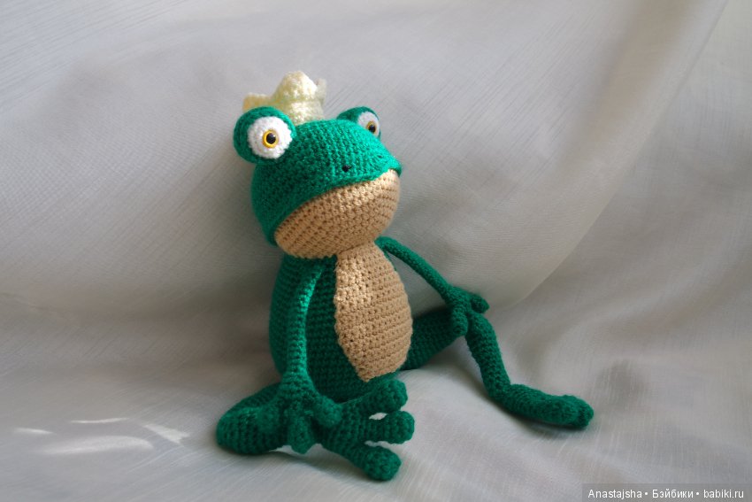Царевна-лягушка — Вязаные игрушки и амигуруми: крючком