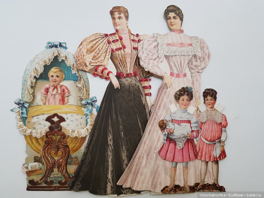 Гордость моей коллекции - Бумажные Куклы из приложения к газете "Boston Herald" (фото 2)