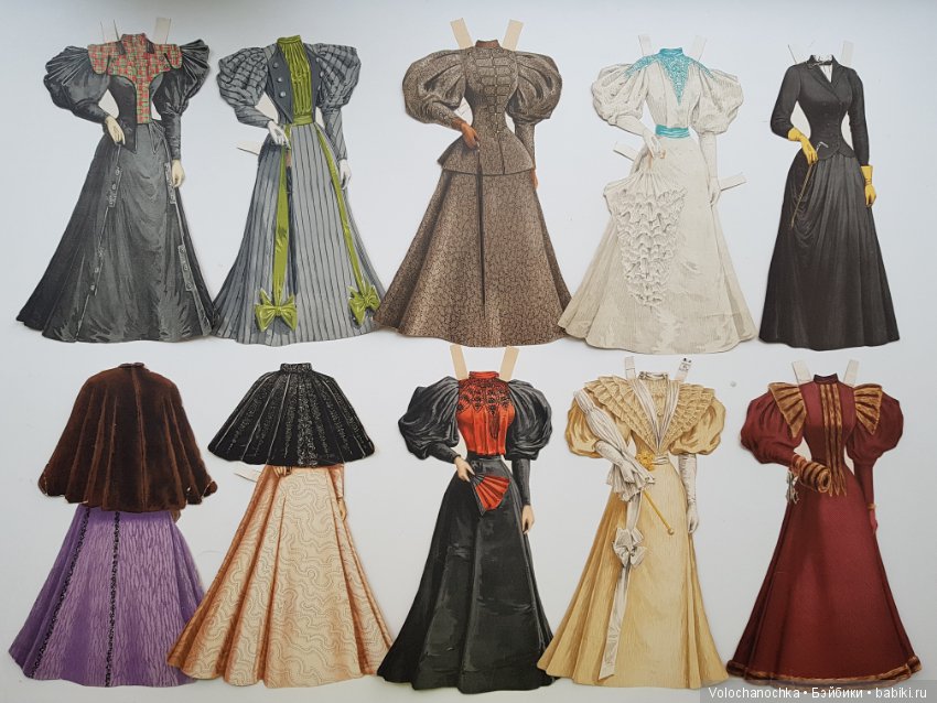 Гордость моей коллекции - Бумажные Куклы из приложения к газете "Boston Herald" (фото 6)