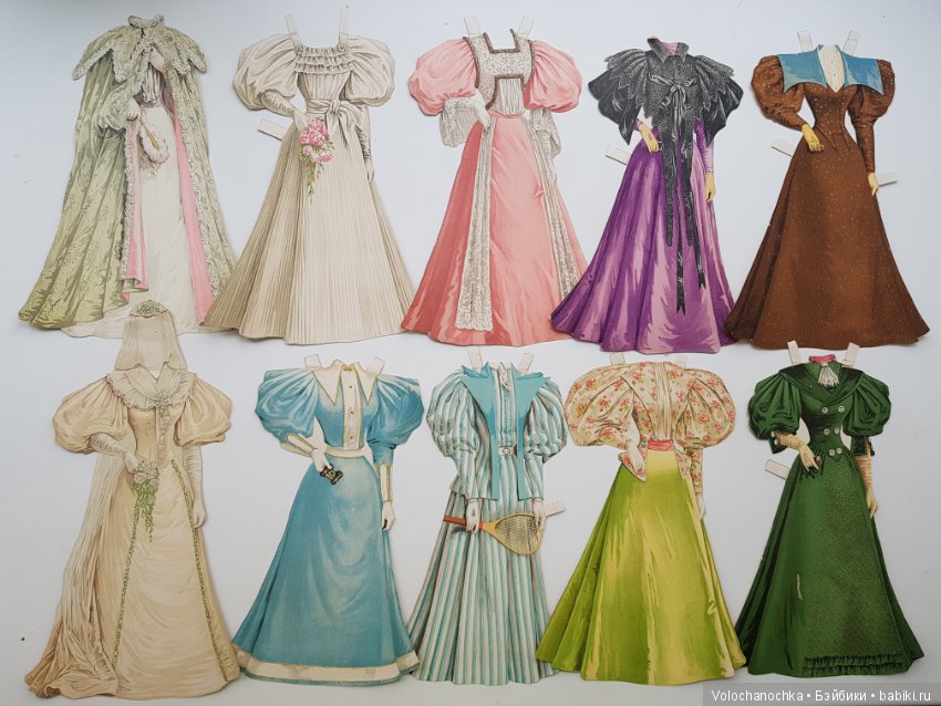 Гордость моей коллекции - Бумажные Куклы из приложения к газете "Boston Herald" (фото 4)