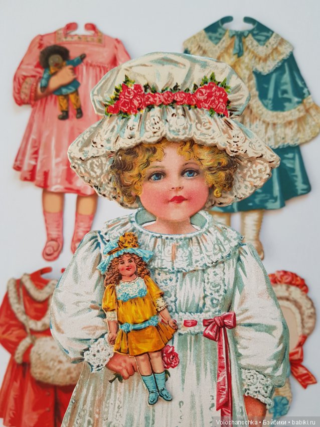 Старинные германские Бумажные Куклы (фото 2)