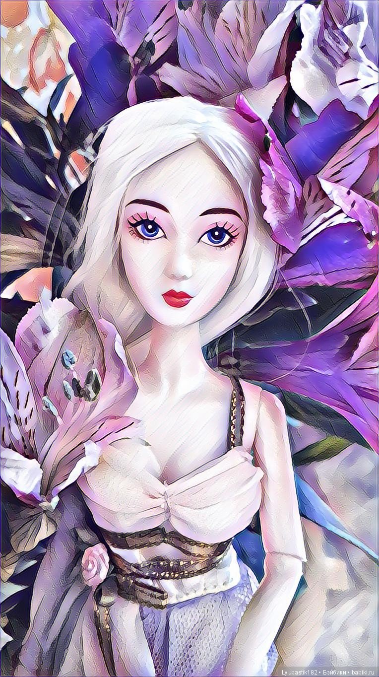 Цветочная фиолетовая — Разные шарнирные куклы (не БЖД): редкие (фото 4)