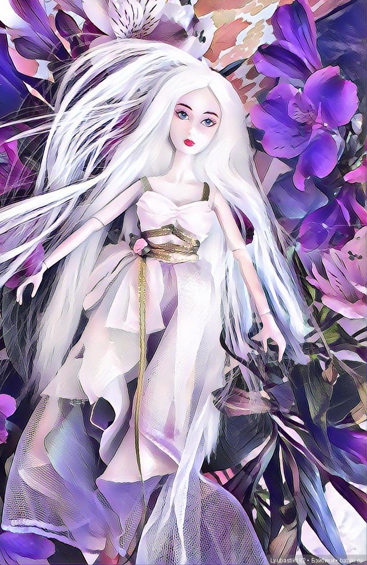 Цветочная фиолетовая — Разные шарнирные куклы (не БЖД): редкие