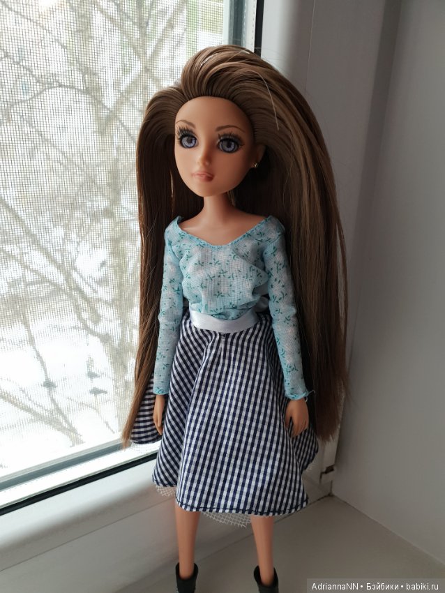 Еще одна красотка с длинными волосами. ООАК Лея Мокси Тинз (фото 5)