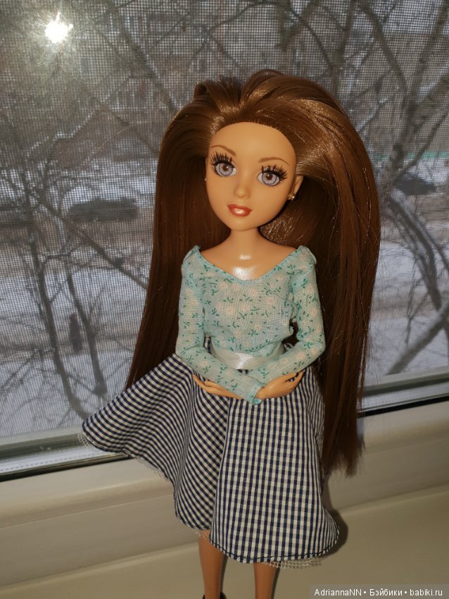 Еще одна красотка с длинными волосами. ООАК Лея Мокси Тинз (фото 6)