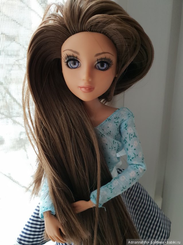 Еще одна красотка с длинными волосами. ООАК Лея Мокси Тинз (фото 9)