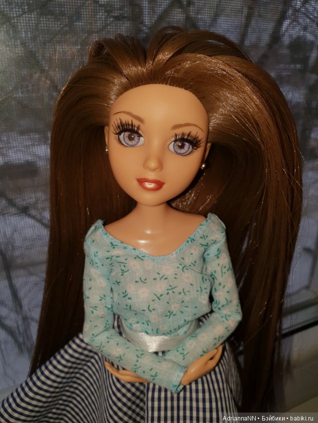 Еще одна красотка с длинными волосами. ООАК Лея Мокси Тинз (фото 3)