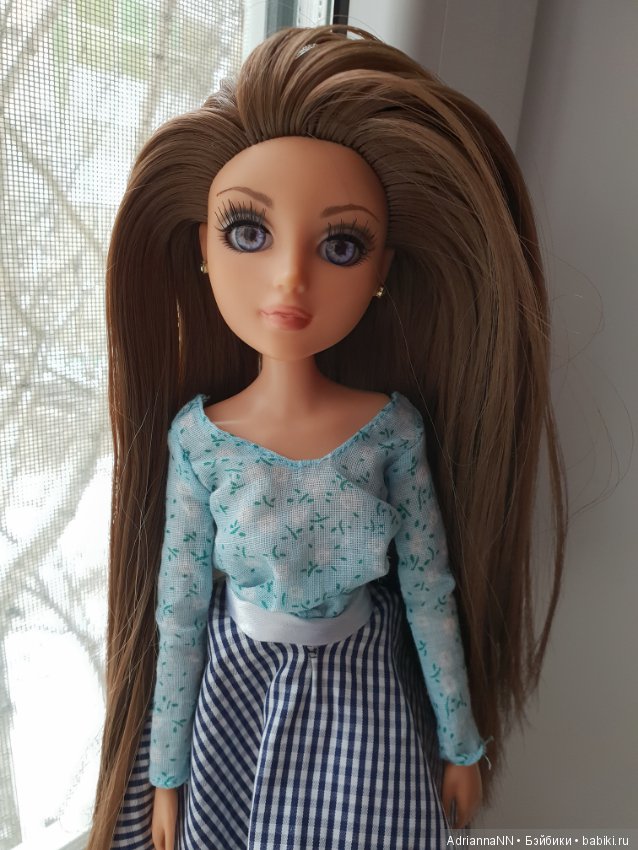 Еще одна красотка с длинными волосами. ООАК Лея Мокси Тинз (фото 7)