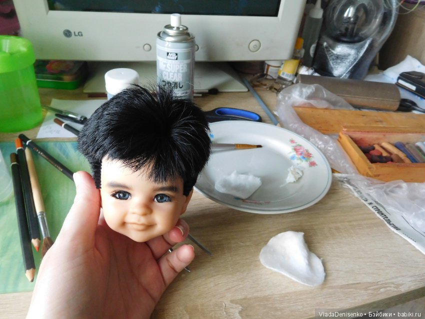 Мои дорогие мальчишки — ООАК Paola Reina (Паола Рейна) и испанских кукол: перерисовка (фото 4)