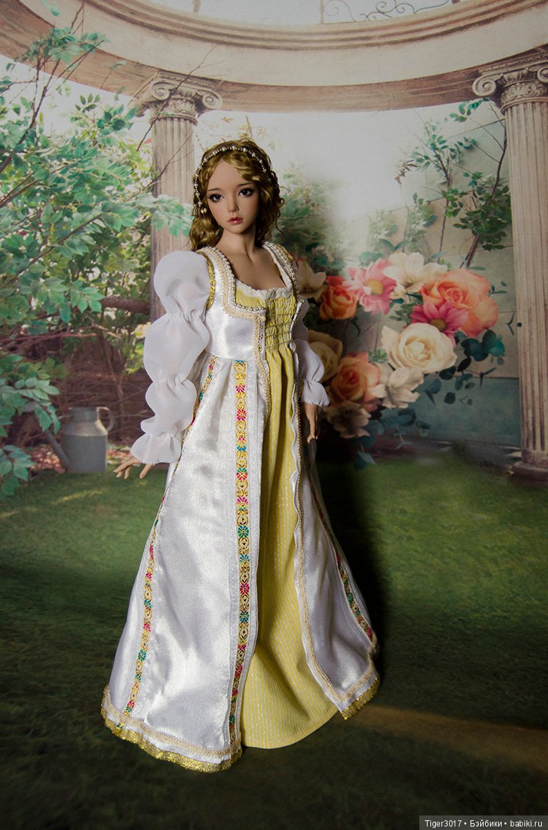 Стилизованный Ренессанс (шью платья для своих BJD) (фото 3)