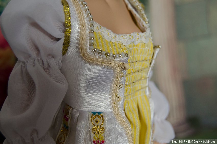 Стилизованный Ренессанс (шью платья для своих BJD) (фото 8)