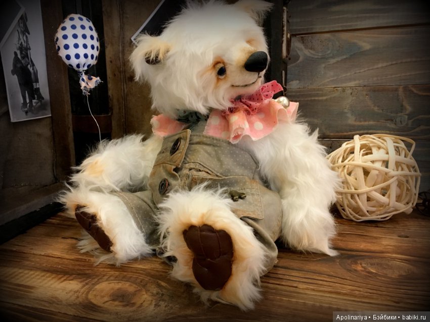 Юки, мишка-тедди — Авторские мишки Тедди и друзья: фото (фото 2)