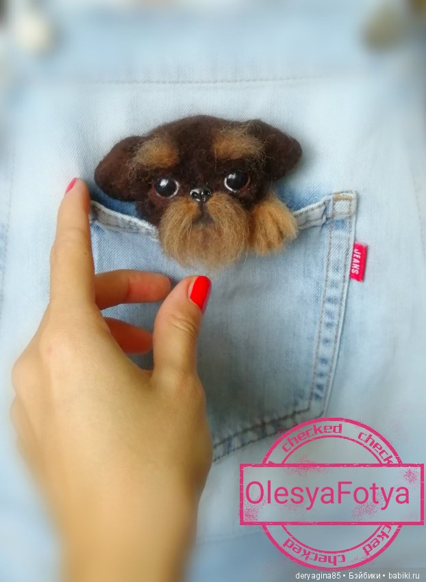 Брошки — Валяные игрушки из шерсти: сухое валяние (фото 3)