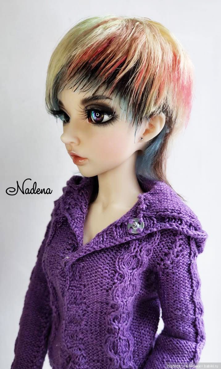 Разноцветный паричок — Одежда и обувь для кукол BJD (БЖД): 1/3 (фото 3)