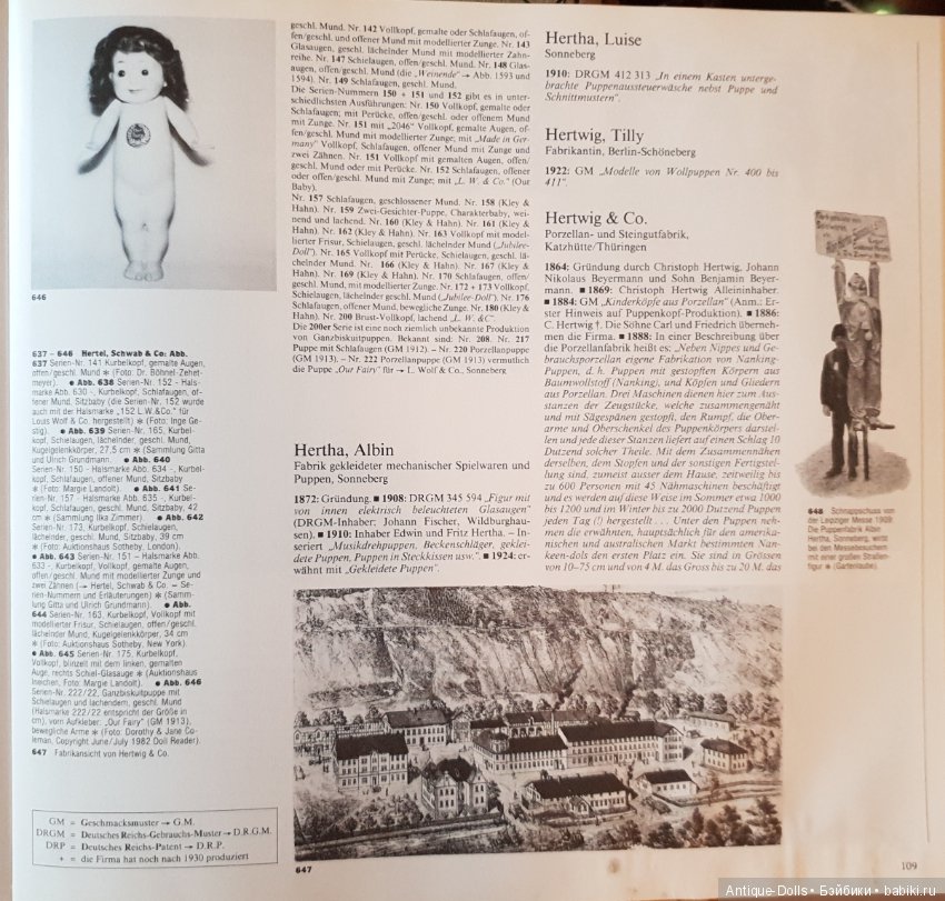 Цизлики, легендарные Цизлики или Сieslik's Lexikon Der Deutschen Puppenindustrie, часть 3 (фото 9)