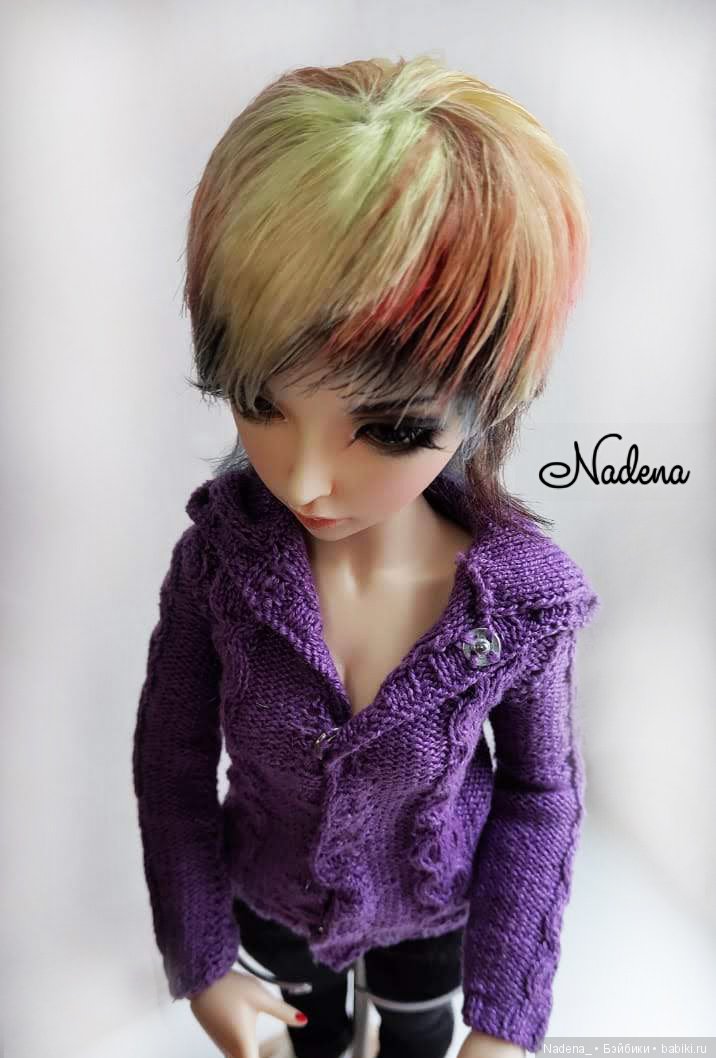 Разноцветный паричок — Одежда и обувь для кукол BJD (БЖД): 1/3 (фото 2)