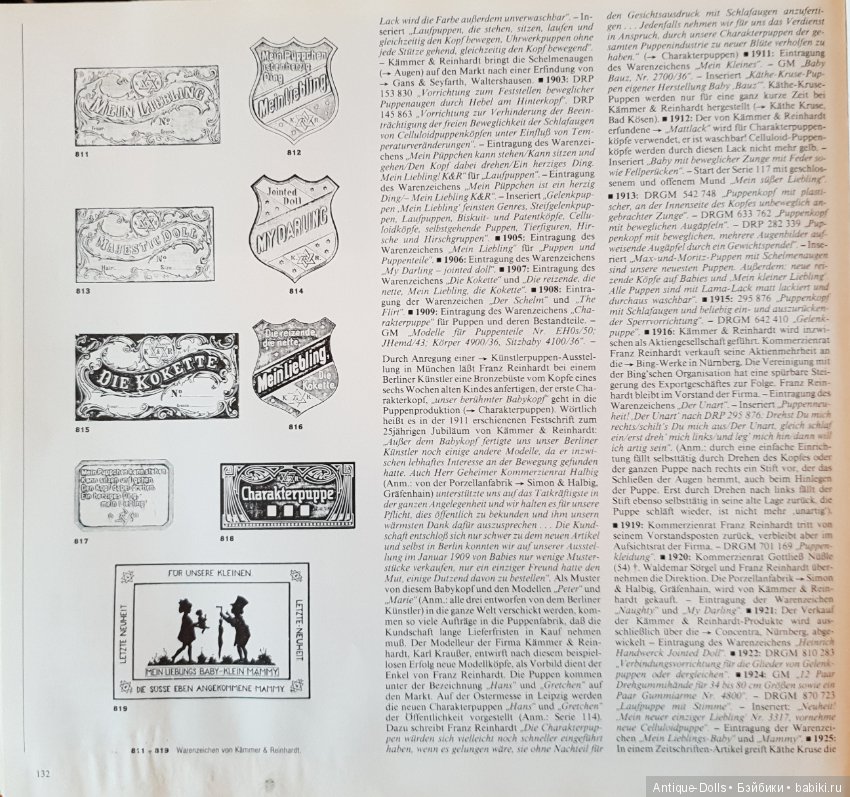 Цизлики, легендарные Цизлики или Сieslik's Lexikon Der Deutschen Puppenindustrie, часть 3