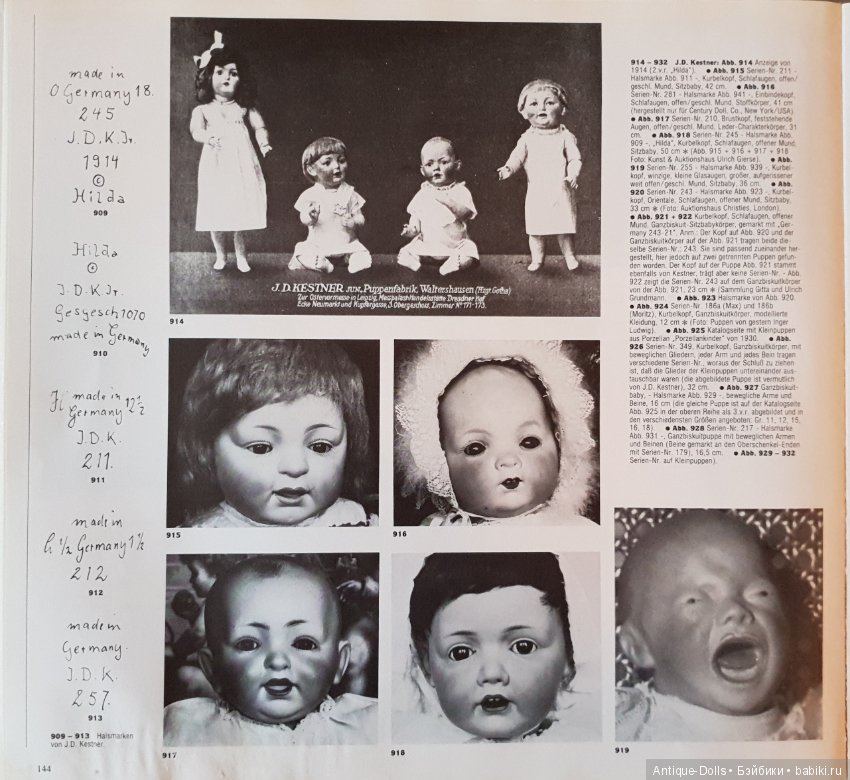 Цизлики, легендарные Цизлики или Сieslik's Lexikon Der Deutschen Puppenindustrie, часть 3