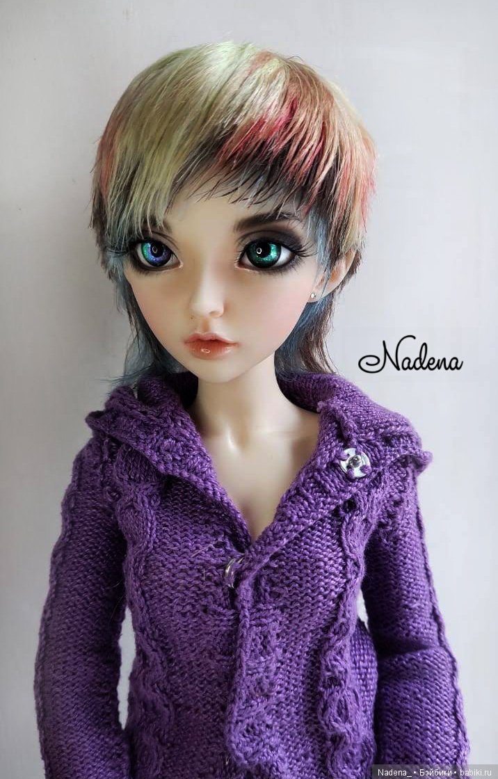 Разноцветный паричок — Одежда и обувь для кукол BJD (БЖД): 1/3 (фото 4)