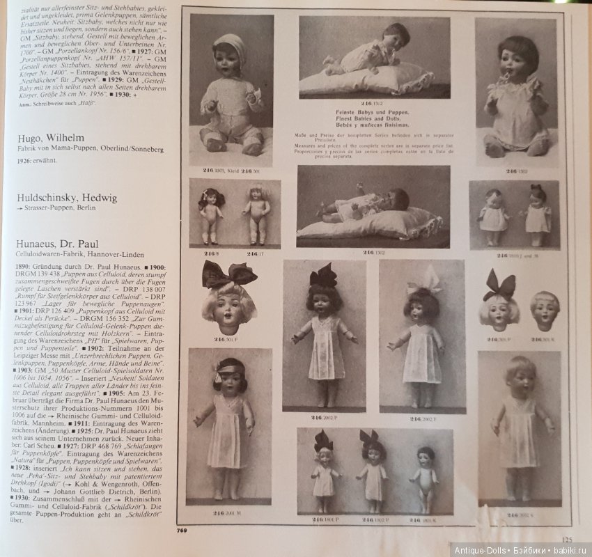 Цизлики, легендарные Цизлики или Сieslik's Lexikon Der Deutschen Puppenindustrie, часть 3