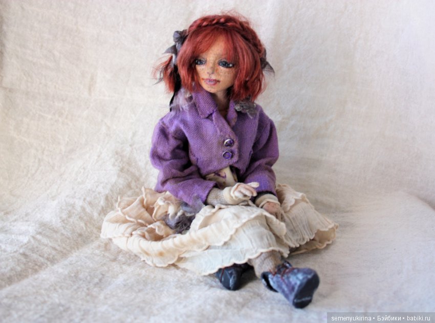 Текстильная шарнирная кукла. Продолжение 3