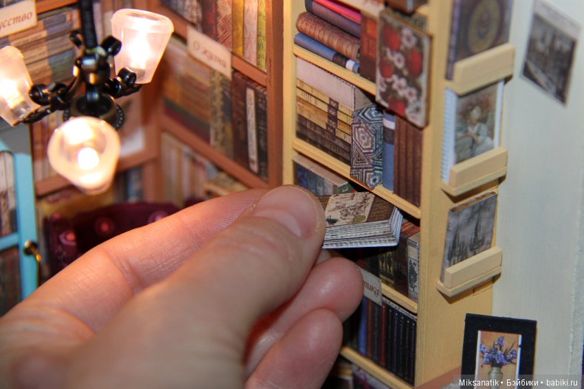 Миниатюрный мир или книжный магазинчик для зверят (фото 7)