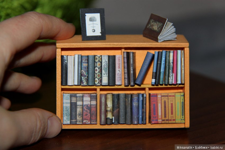 Миниатюрный мир или книжный магазинчик для зверят
