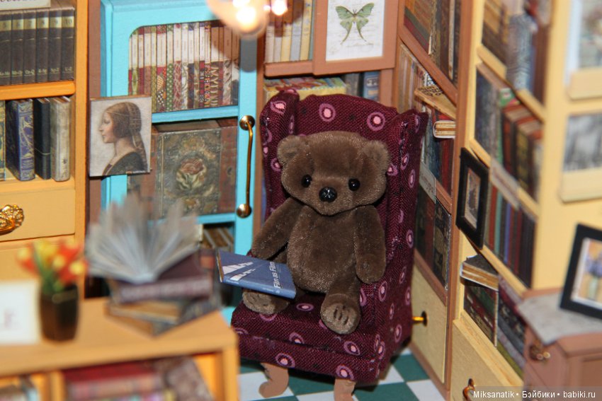 Миниатюрный мир или книжный магазинчик для зверят