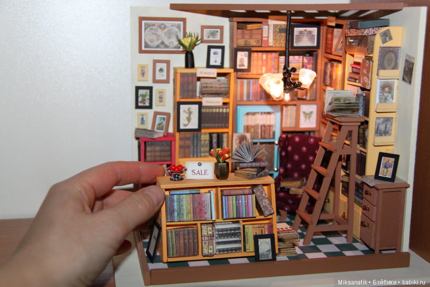 Миниатюрный мир или книжный магазинчик для зверят (фото 2)