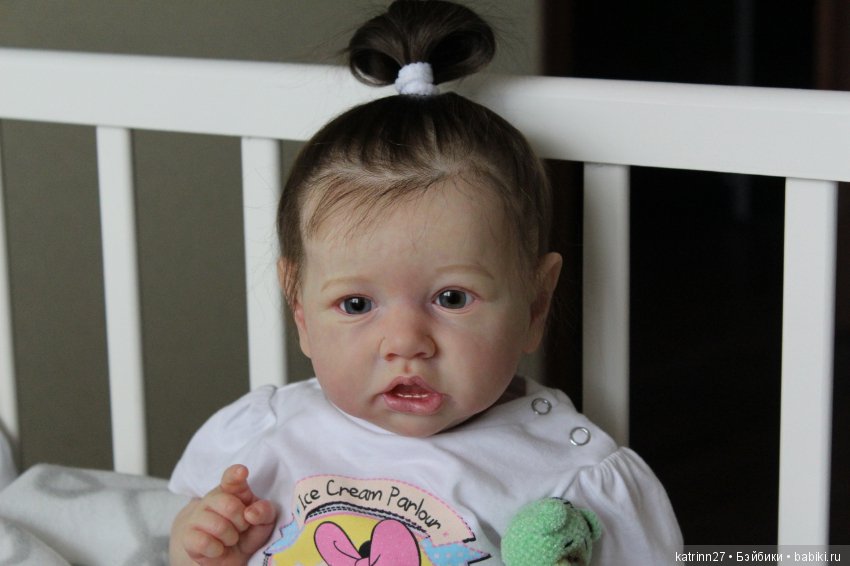 Кукла реборн Полинка, молд Saskia. Мастер Ekaterina Abbyasova babies