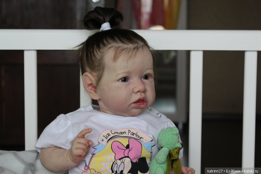 Кукла реборн Полинка, молд Saskia. Мастер Ekaterina Abbyasova babies