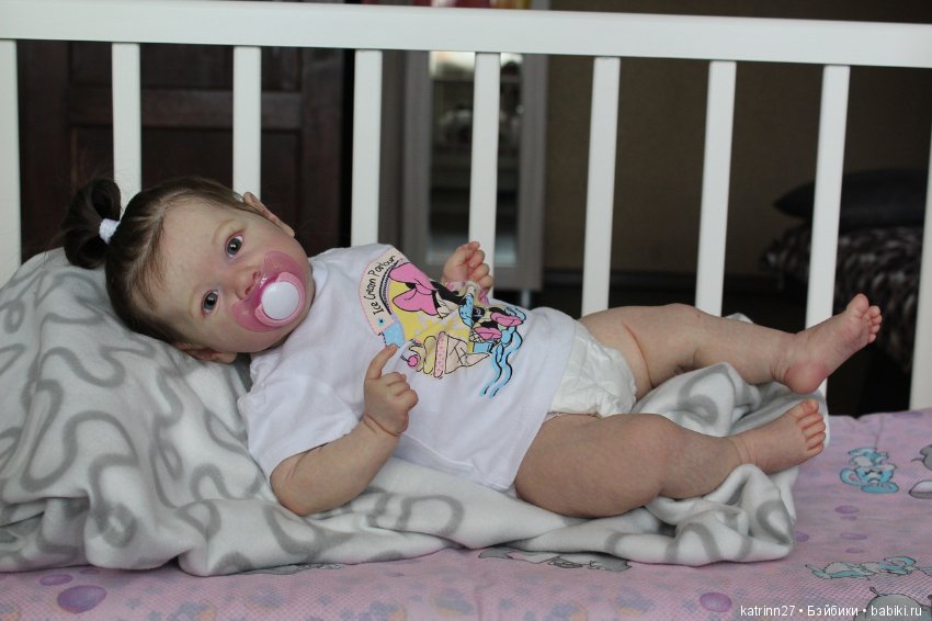 Кукла реборн Полинка, молд Saskia. Мастер Ekaterina Abbyasova babies