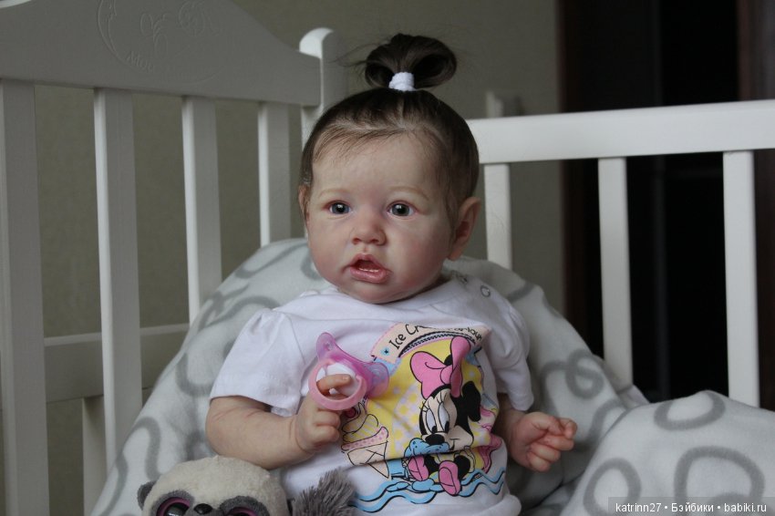 Кукла реборн Полинка, молд Saskia. Мастер Ekaterina Abbyasova babies