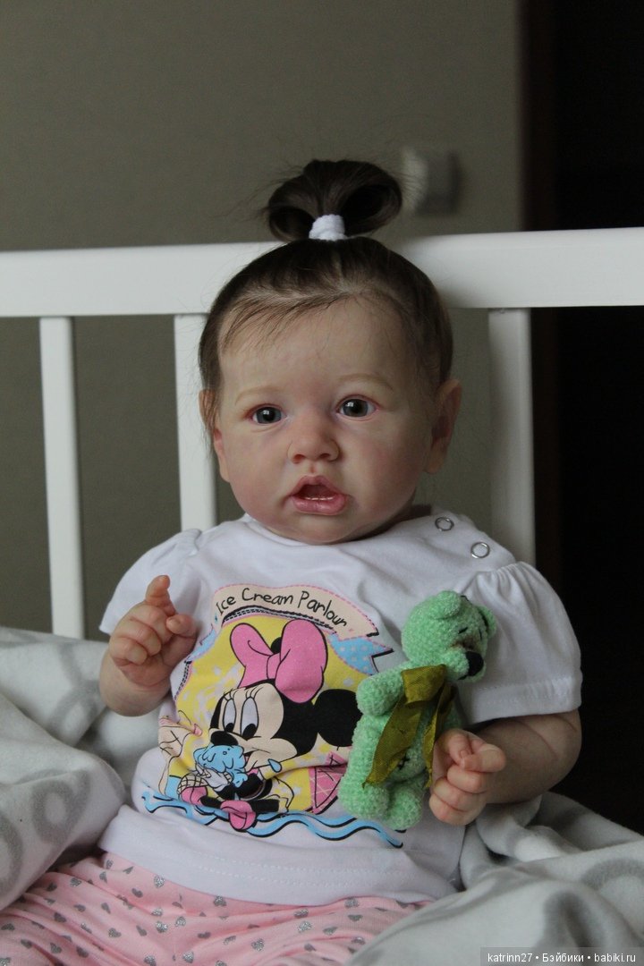 Кукла реборн Полинка, молд Saskia. Мастер Ekaterina Abbyasova babies