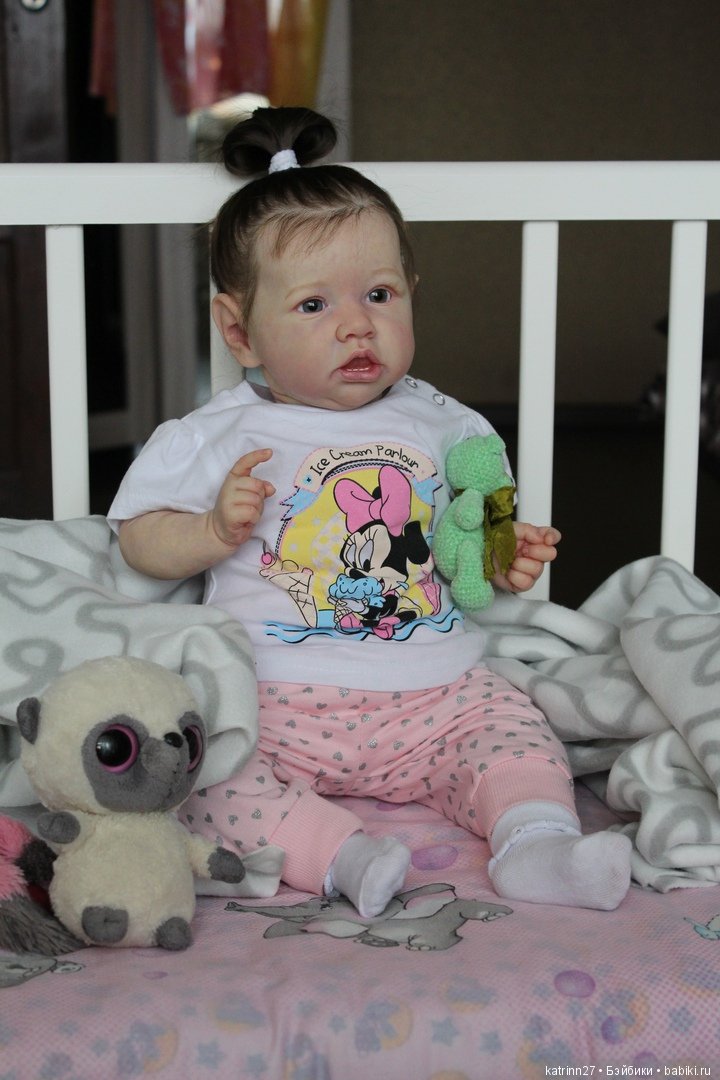 Кукла реборн Полинка, молд Saskia. Мастер Ekaterina Abbyasova babies