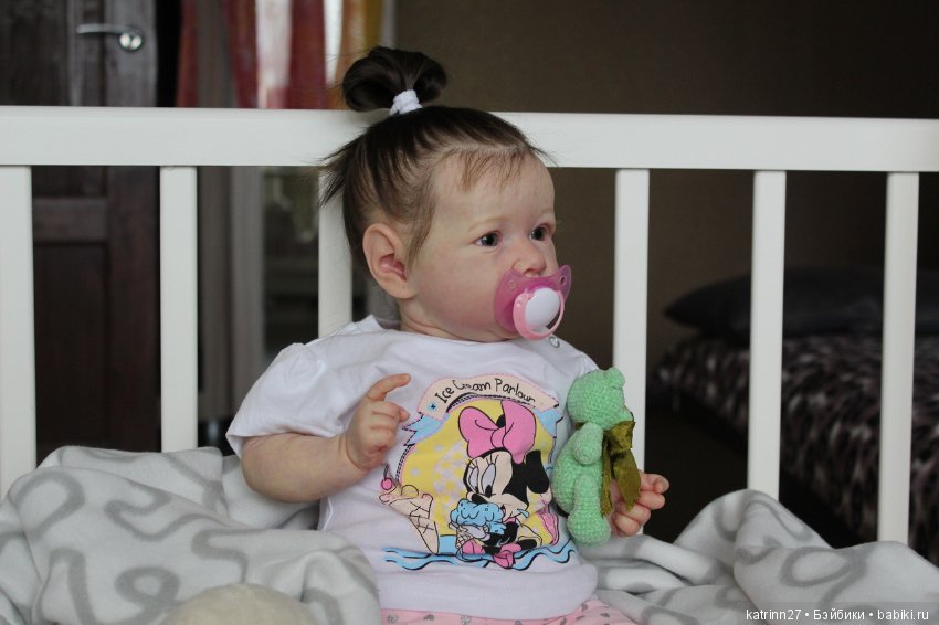 Кукла реборн Полинка, молд Saskia. Мастер Ekaterina Abbyasova babies (фото 8)