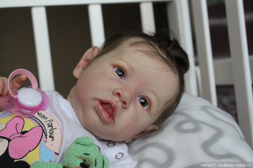 Кукла реборн Полинка, молд Saskia. Мастер Ekaterina Abbyasova babies